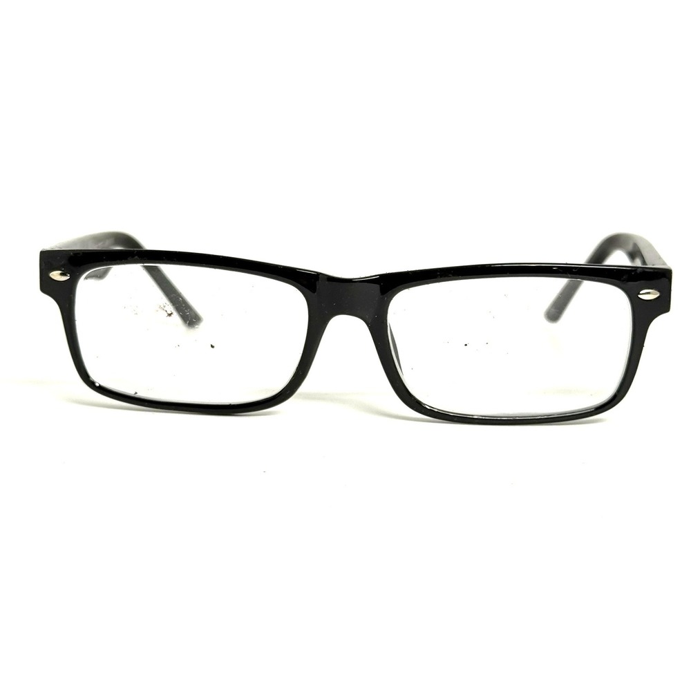 Muse 31-P1873 Black Rectangular Handmade Eyeglasses Frames 53-16-140